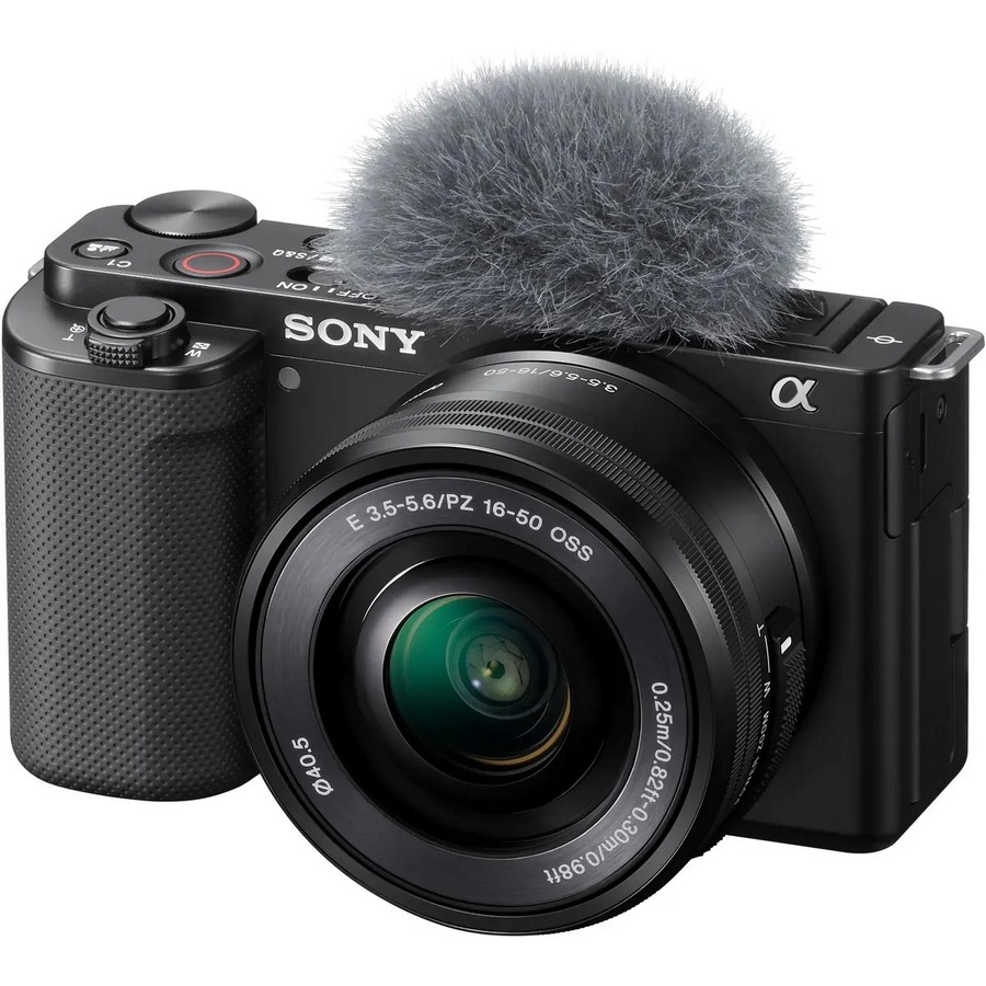 Фотоаппарат Sony Alpha ZV-E10L kit фотоаппарат, черный, [zve10lb.cec]