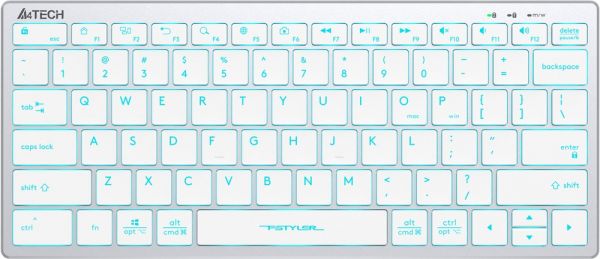 Клавиатура проводная A4Tech Fstyler FX61 серый
