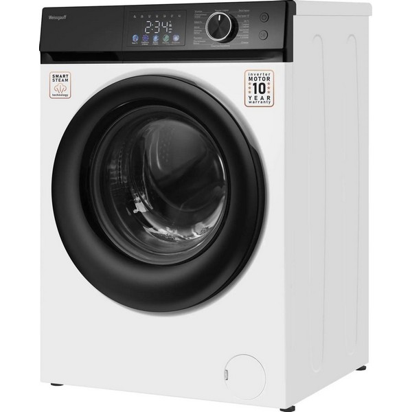 Стиральная машина Weissgauff WM 45126 Inverter Steam Color Touch фронтальная 6 кг белый