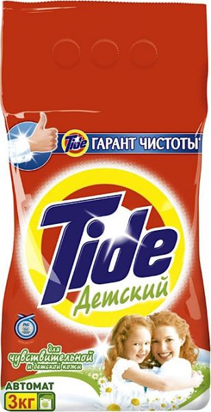 Стиральный порошок Tide Автомат для чувствительной и детской кожи 3кг