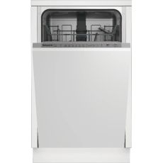 Встраиваемая посудомоечная машина Hotpoint-Ariston HIS 1B69WS узкая, белый